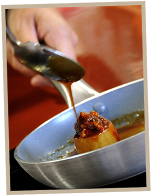 Picture of a sauce preparation